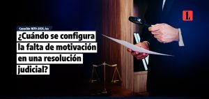 Cuándo se configura la falta de motivación en una resolución judicial