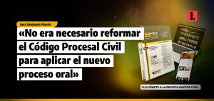 No es necesario reformar el Codigo Procesal Civil para aplicar el nuevo proceso oral laley.pe